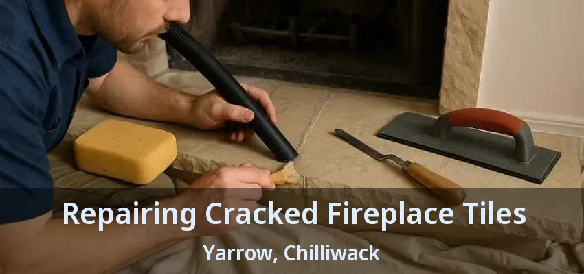Repairing Cracked Fireplace Tiles Yarrow, Chilliwack - BC